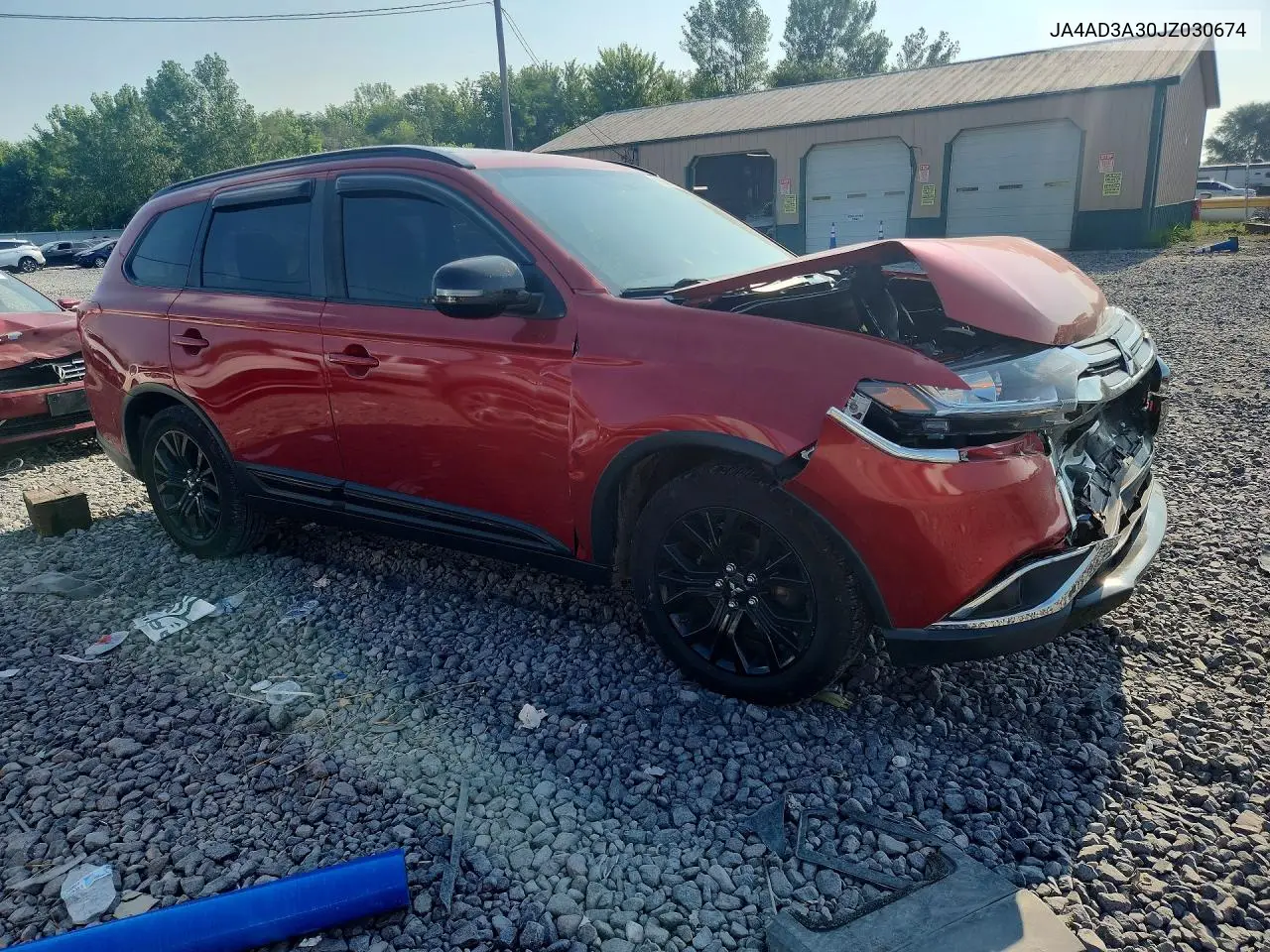 2018 Mitsubishi Outlander Se VIN: JA4AD3A30JZ030674 Lot: 61560466