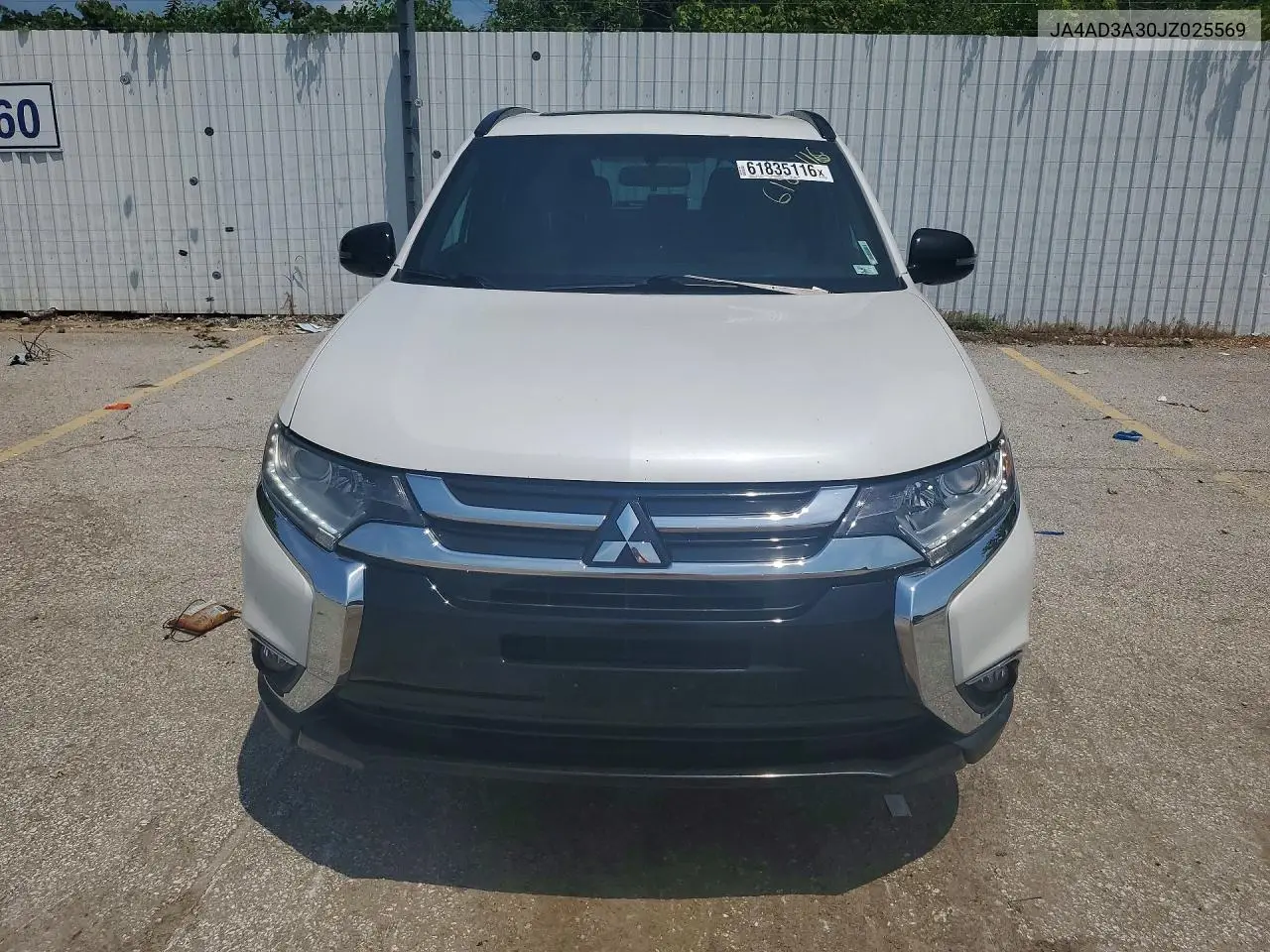 2018 Mitsubishi Outlander Es VIN: JA4AD3A30JZ025569 Lot: 61835116