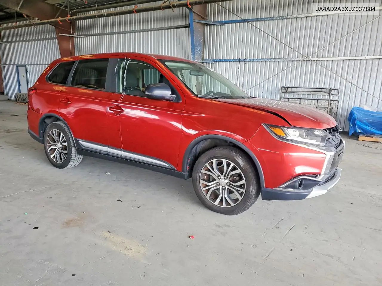 2018 Mitsubishi Outlander Es VIN: JA4AD2A3XJZ037884 Lot: 61882696