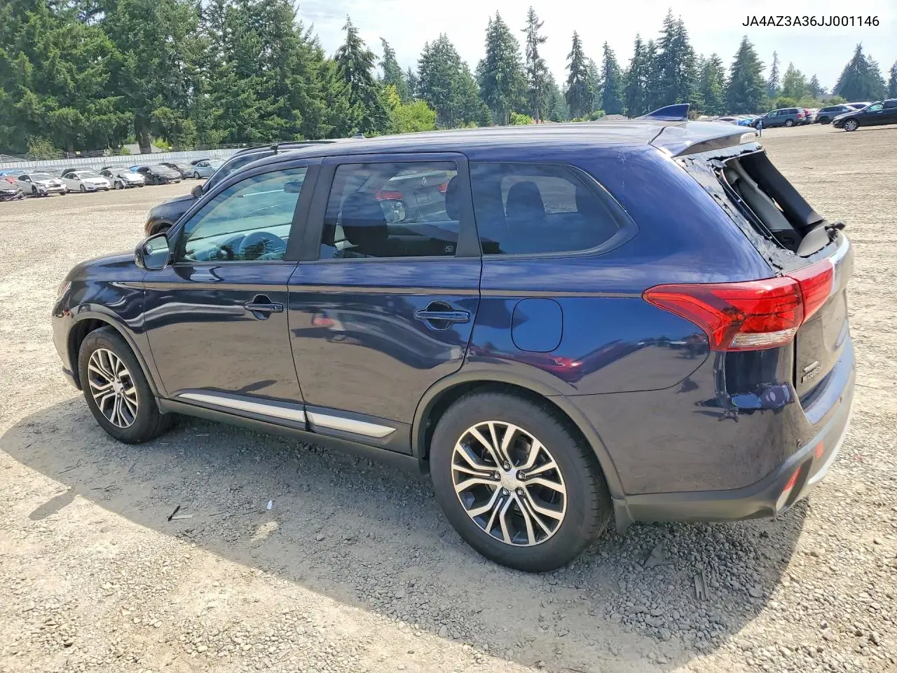 2018 Mitsubishi Outlander Se VIN: JA4AZ3A36JJ001146 Lot: 62099566