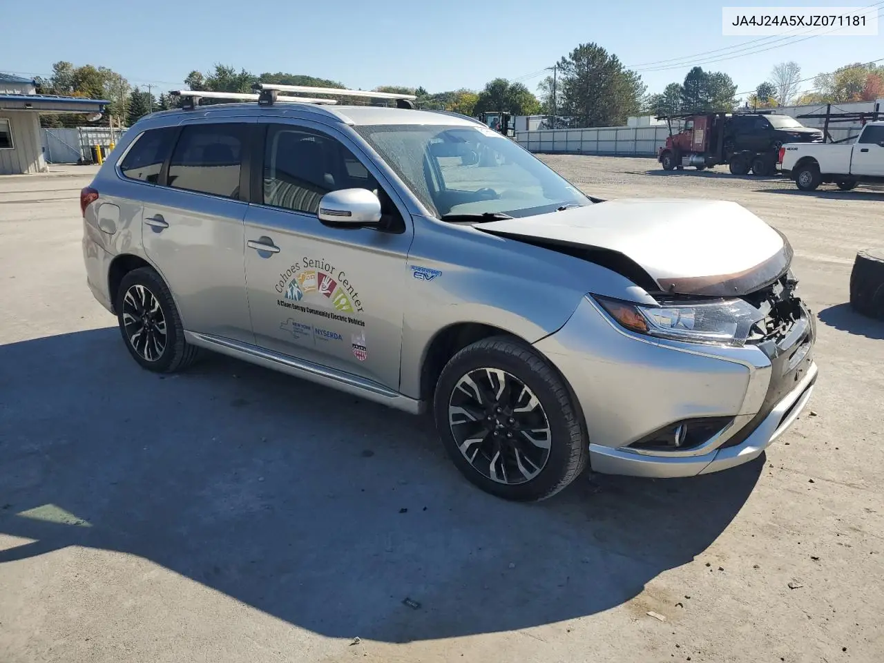 JA4J24A5XJZ071181 2018 Mitsubishi Outlander Phev