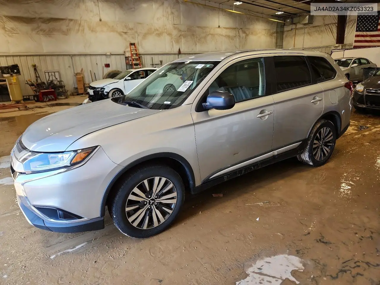 2019 Mitsubishi Outlander Es VIN: JA4AD2A34KZ053323 Lot: 46769106