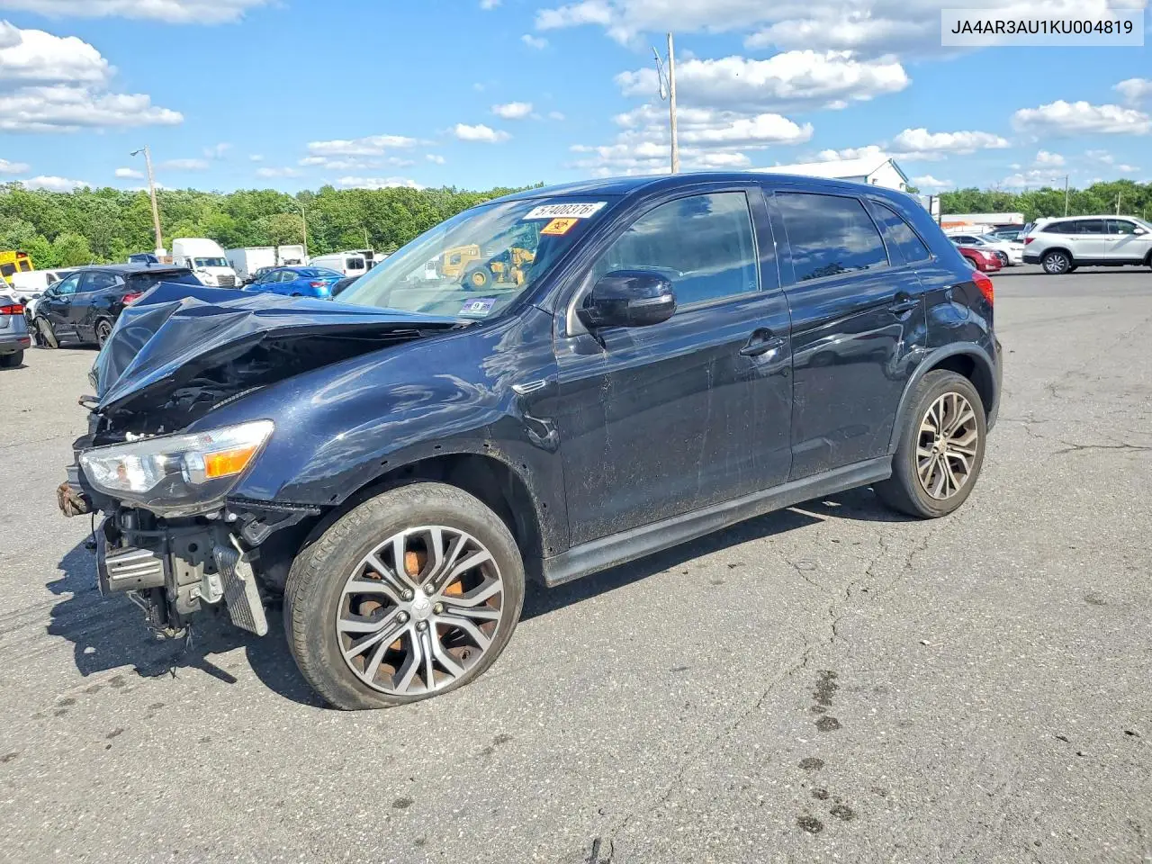 2019 Mitsubishi Outlander Sport Es VIN: JA4AR3AU1KU004819 Lot: 57400376