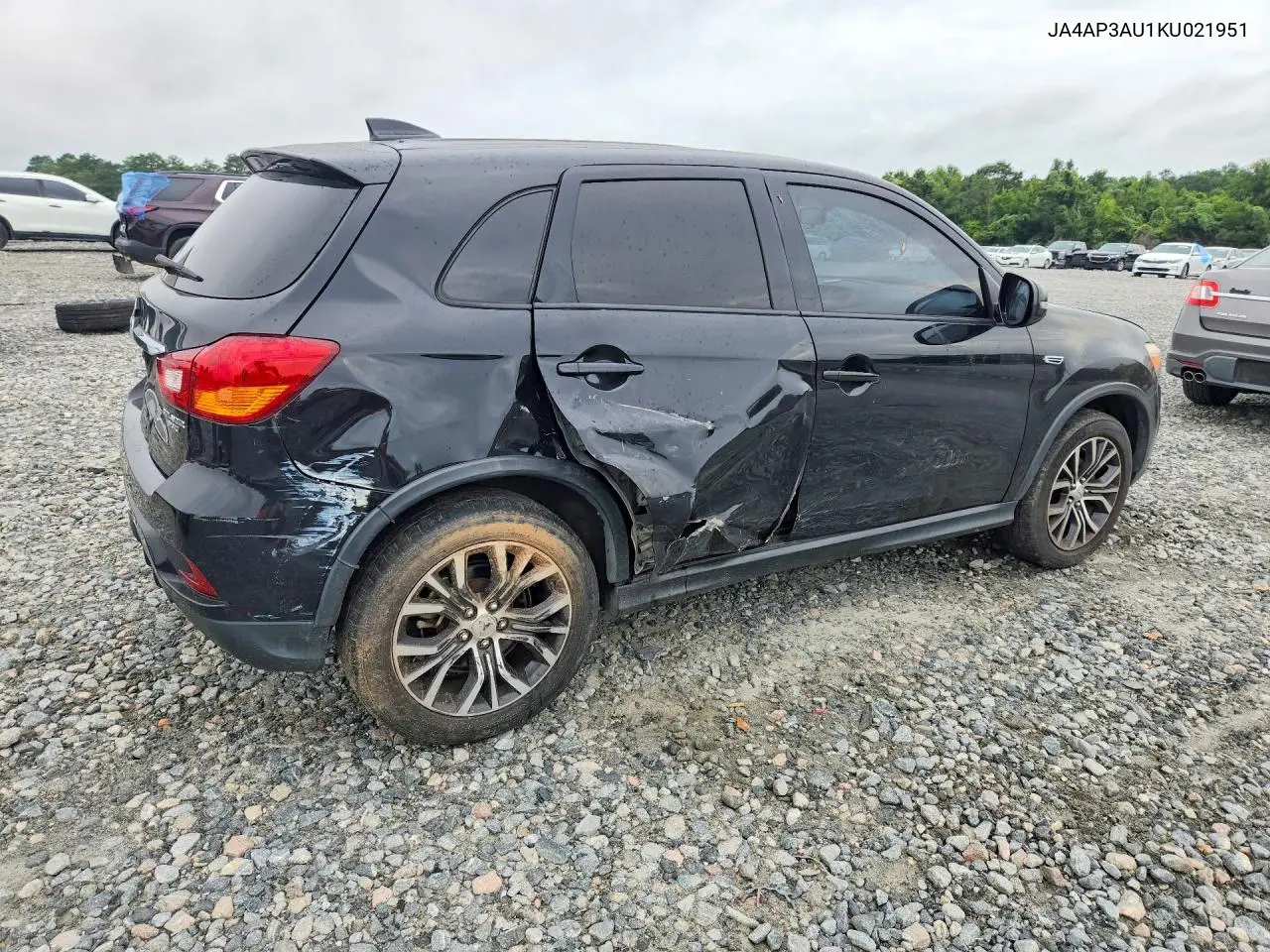 2019 Mitsubishi Outlander Sport Es VIN: JA4AP3AU1KU021951 Lot: 57934456