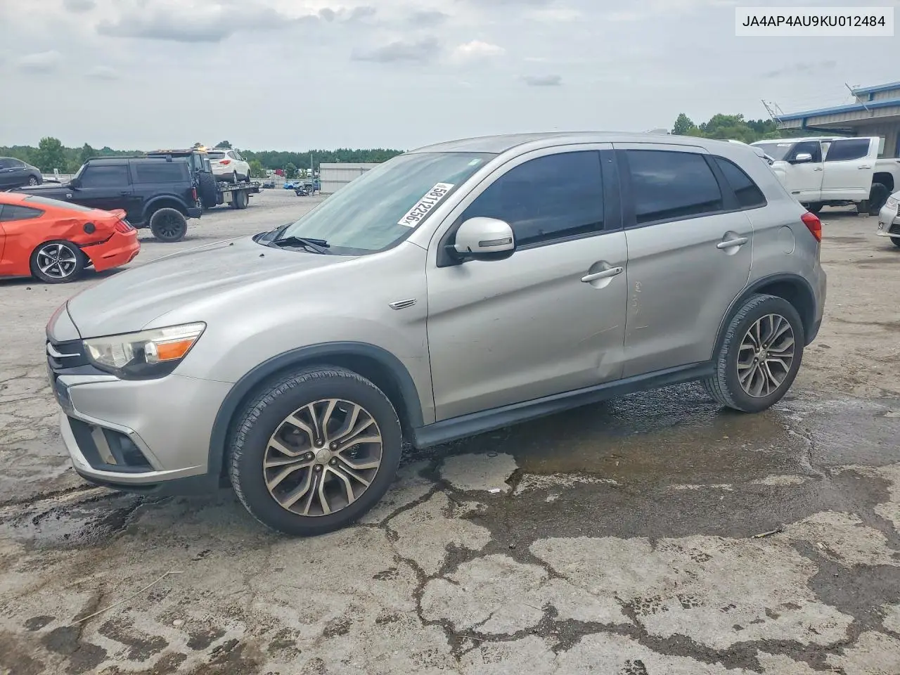 2019 Mitsubishi Outlander Sport Se VIN: JA4AP4AU9KU012484 Lot: 58112256