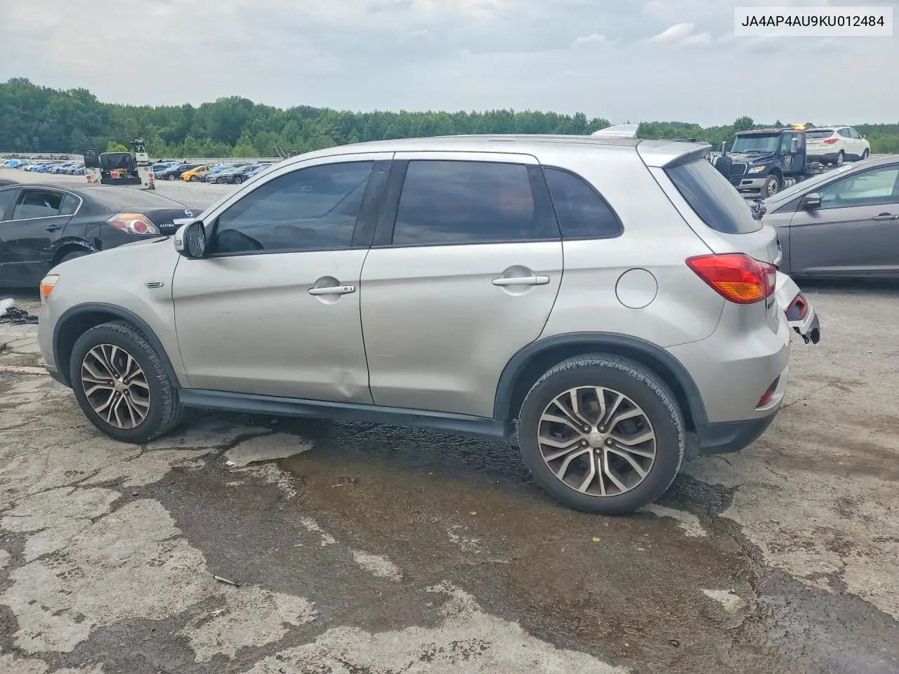 2019 Mitsubishi Outlander Sport Se VIN: JA4AP4AU9KU012484 Lot: 58112256