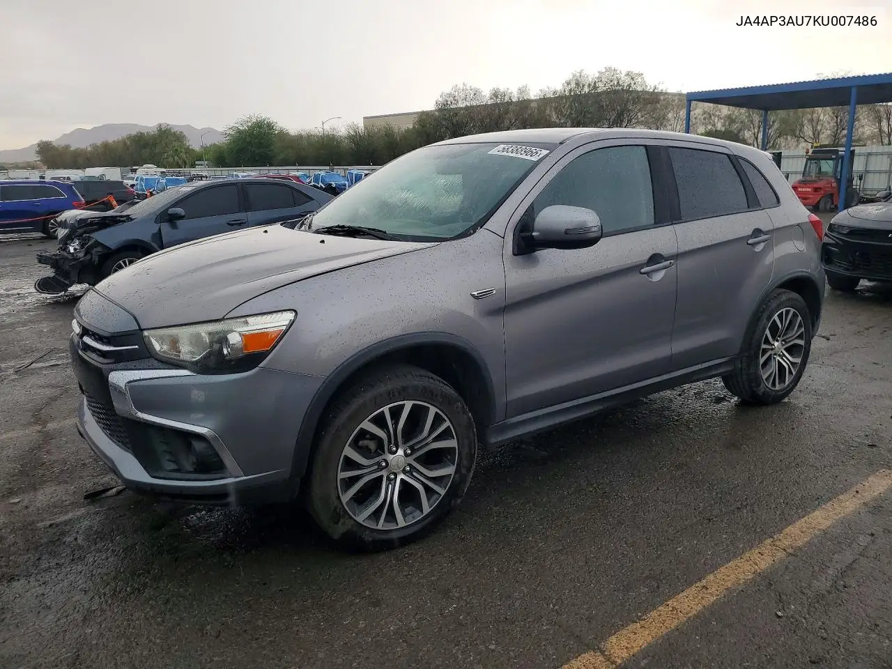 2019 Mitsubishi Outlander Sport Es VIN: JA4AP3AU7KU007486 Lot: 58388966