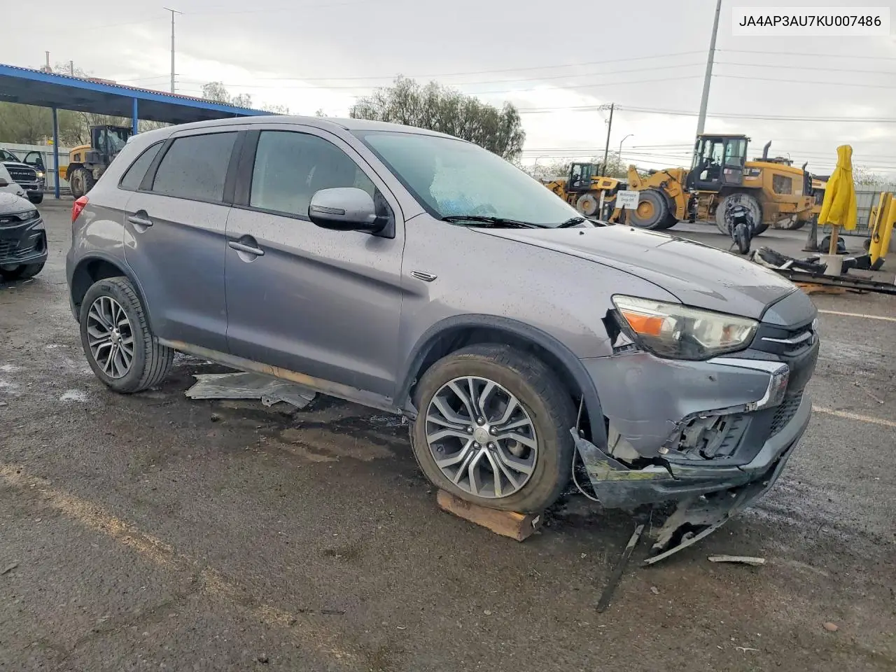 2019 Mitsubishi Outlander Sport Es VIN: JA4AP3AU7KU007486 Lot: 58388966