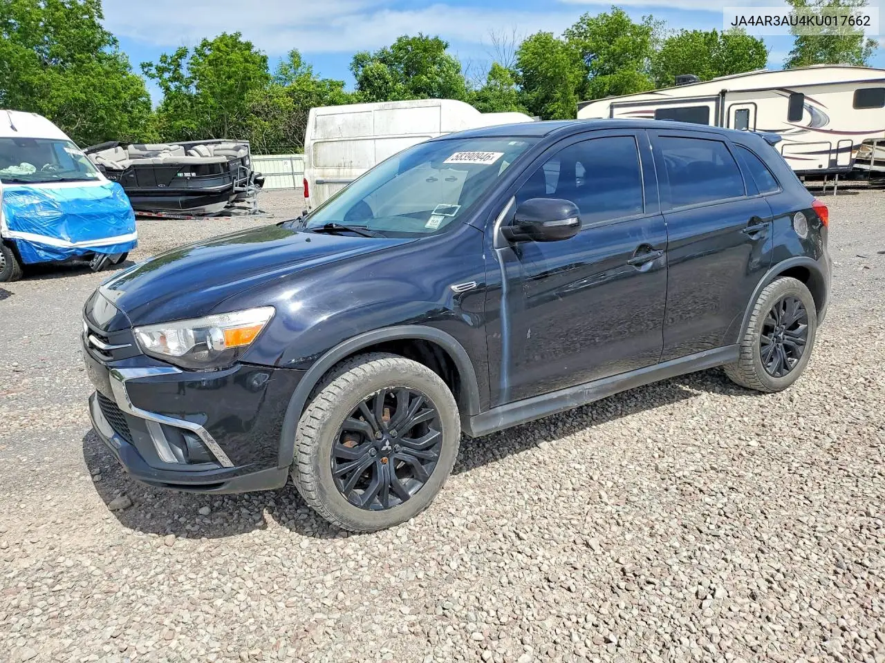 2019 Mitsubishi Outlander Sport Es VIN: JA4AR3AU4KU017662 Lot: 58390946