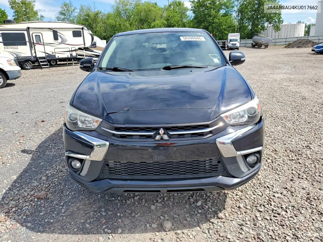 2019 Mitsubishi Outlander Sport Es VIN: JA4AR3AU4KU017662 Lot: 58390946