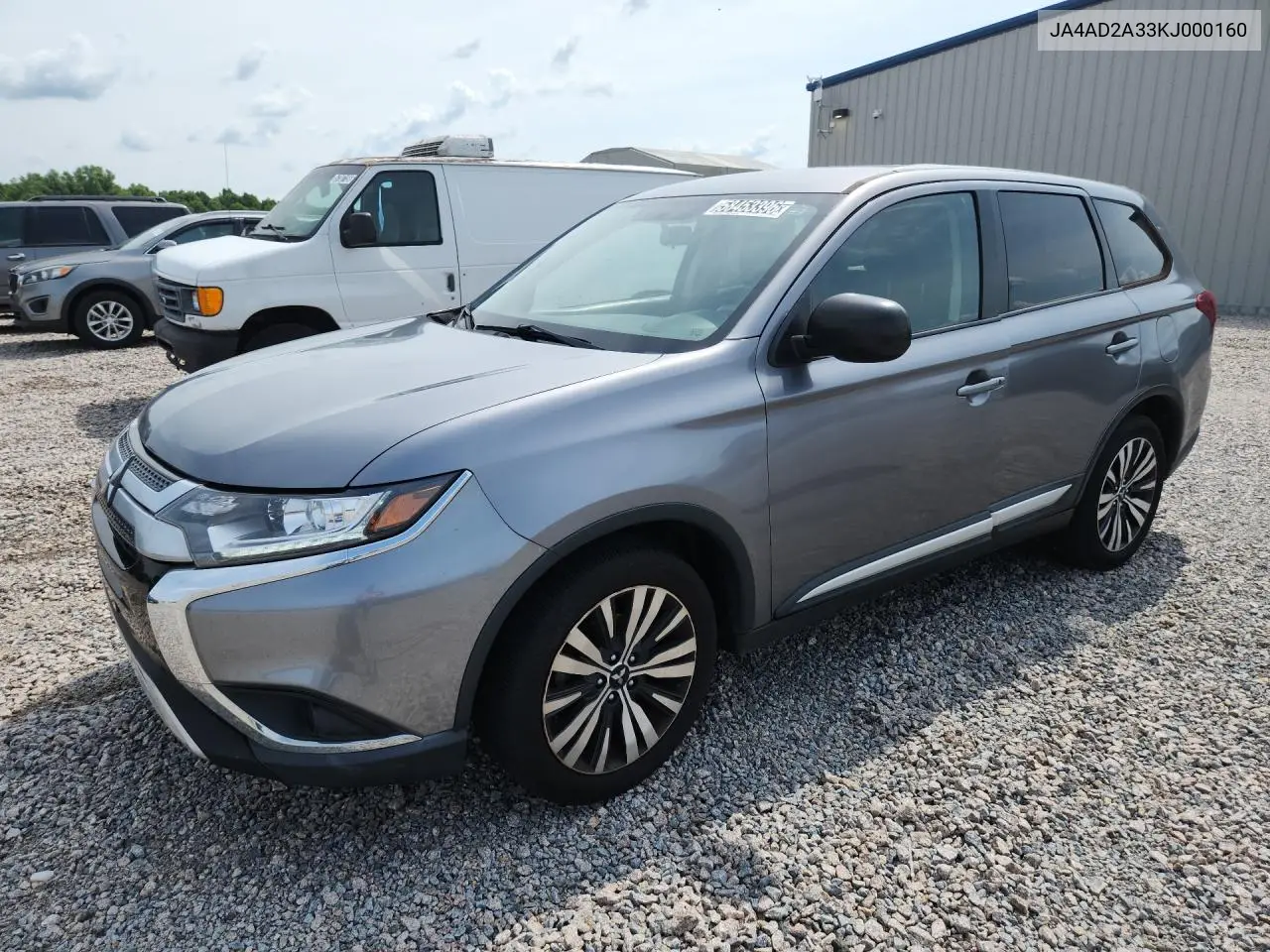 2019 Mitsubishi Outlander Es VIN: JA4AD2A33KJ000160 Lot: 58453396