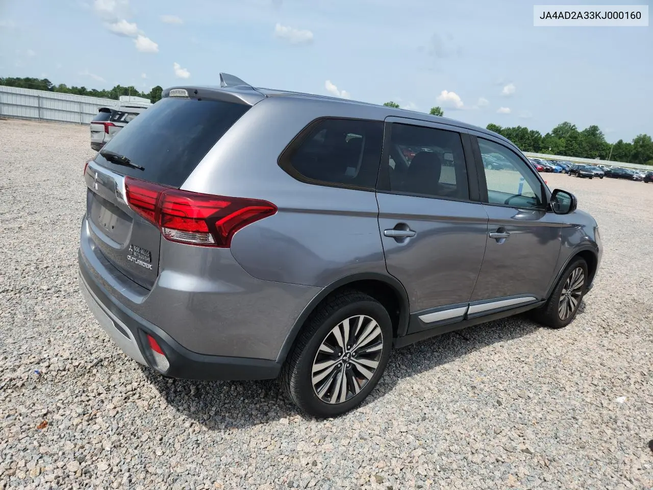2019 Mitsubishi Outlander Es VIN: JA4AD2A33KJ000160 Lot: 58453396