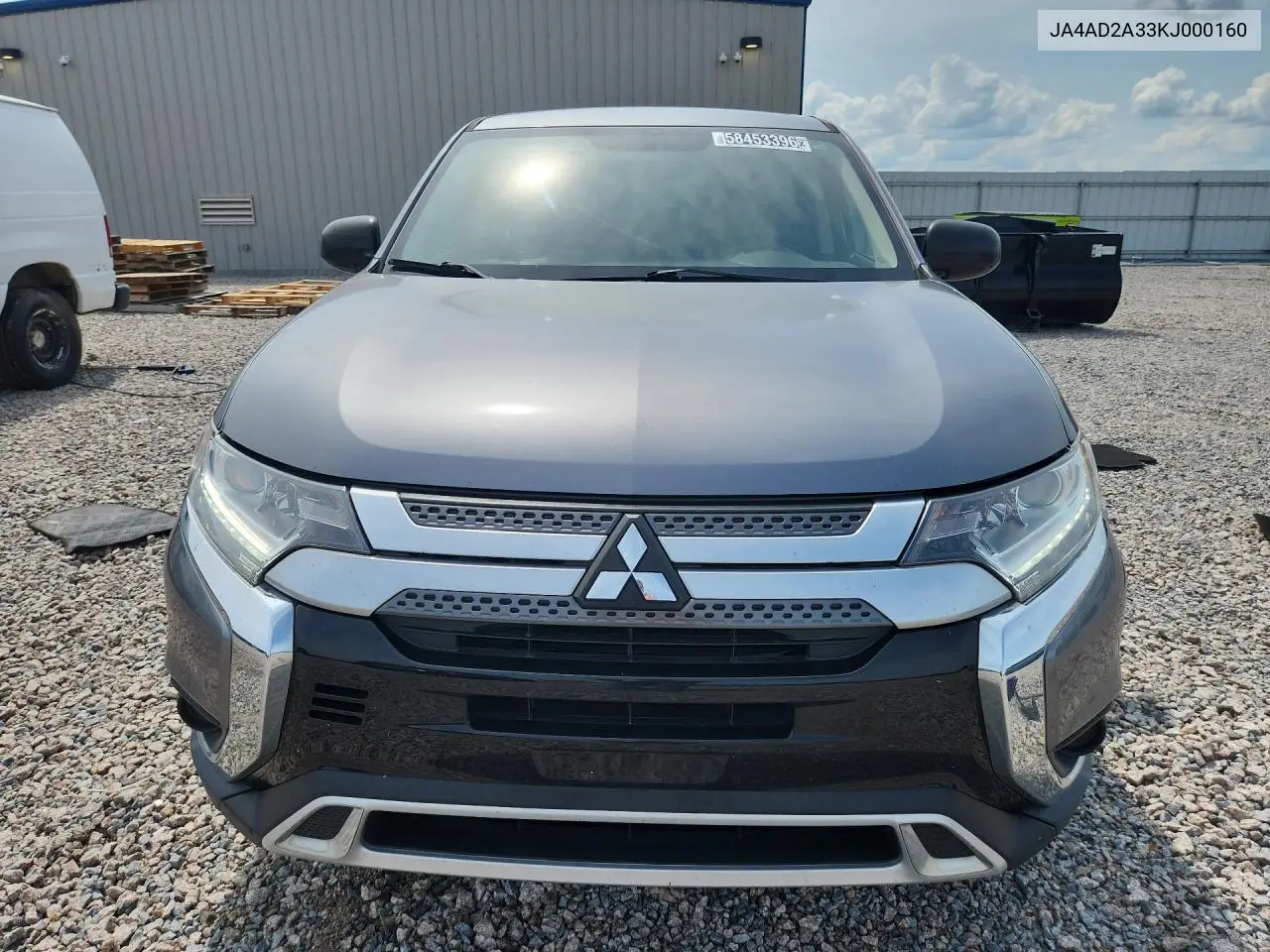 2019 Mitsubishi Outlander Es VIN: JA4AD2A33KJ000160 Lot: 58453396