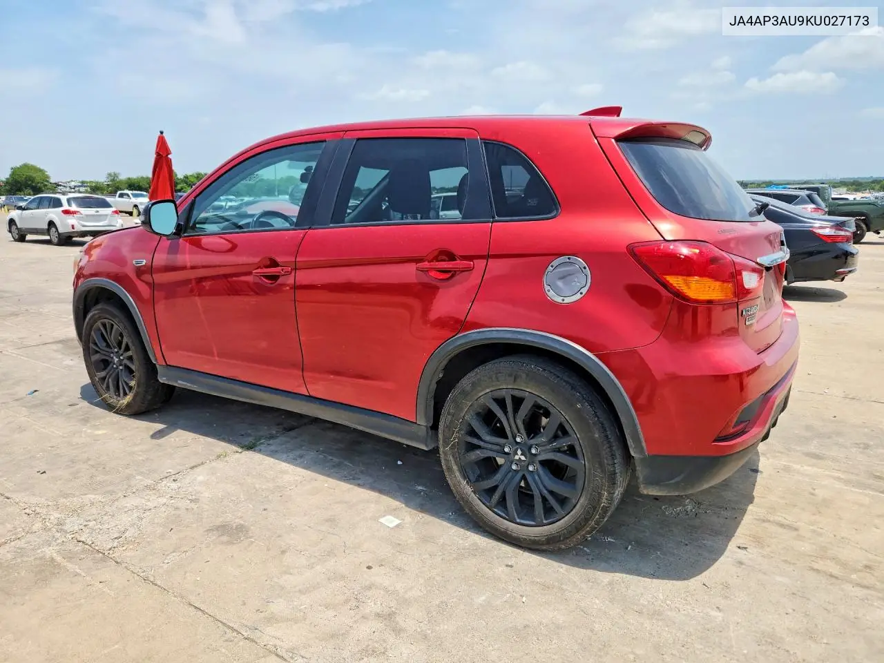 2019 Mitsubishi Outlander Sport Es VIN: JA4AP3AU9KU027173 Lot: 58621126