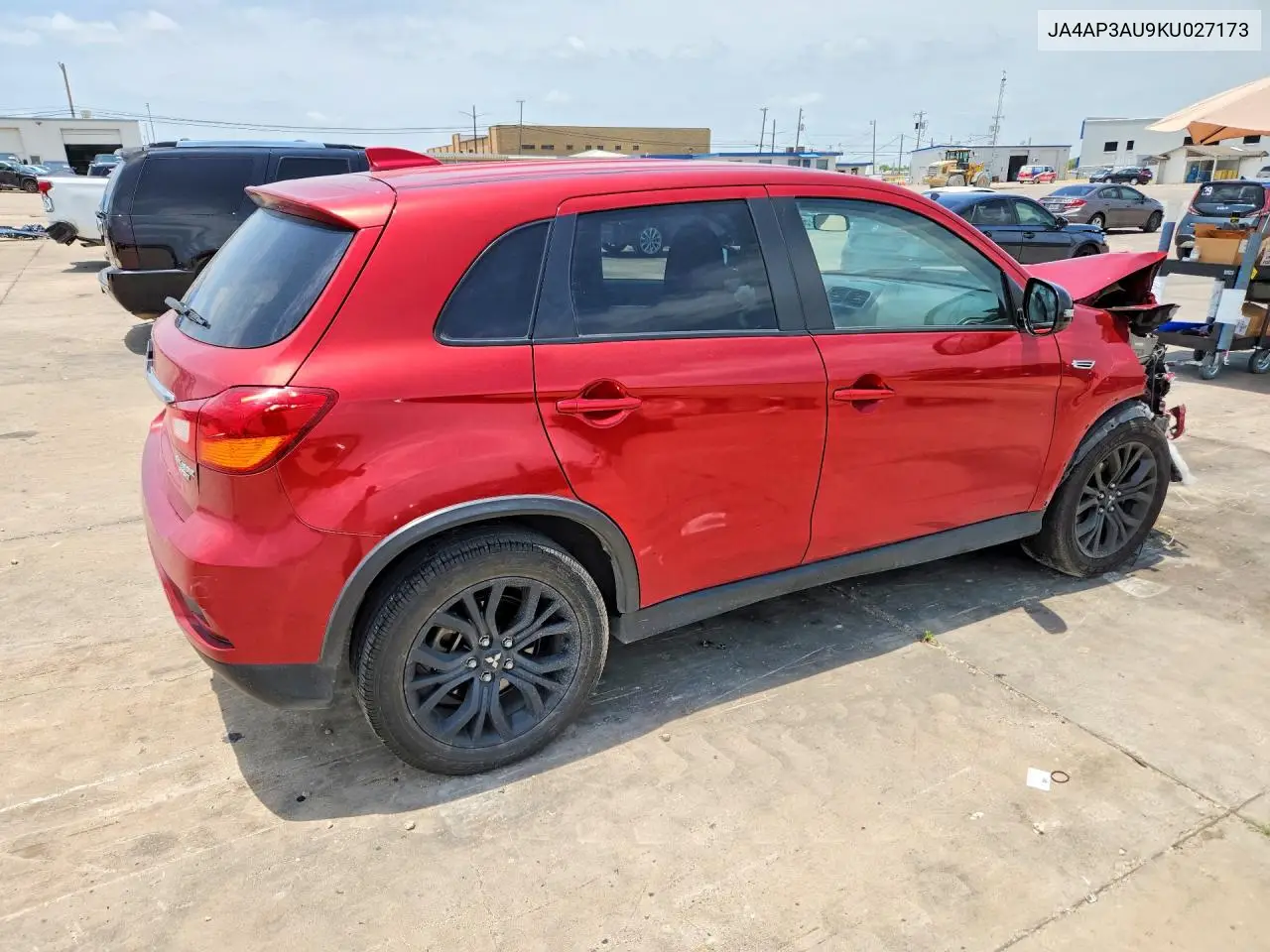 2019 Mitsubishi Outlander Sport Es VIN: JA4AP3AU9KU027173 Lot: 58621126