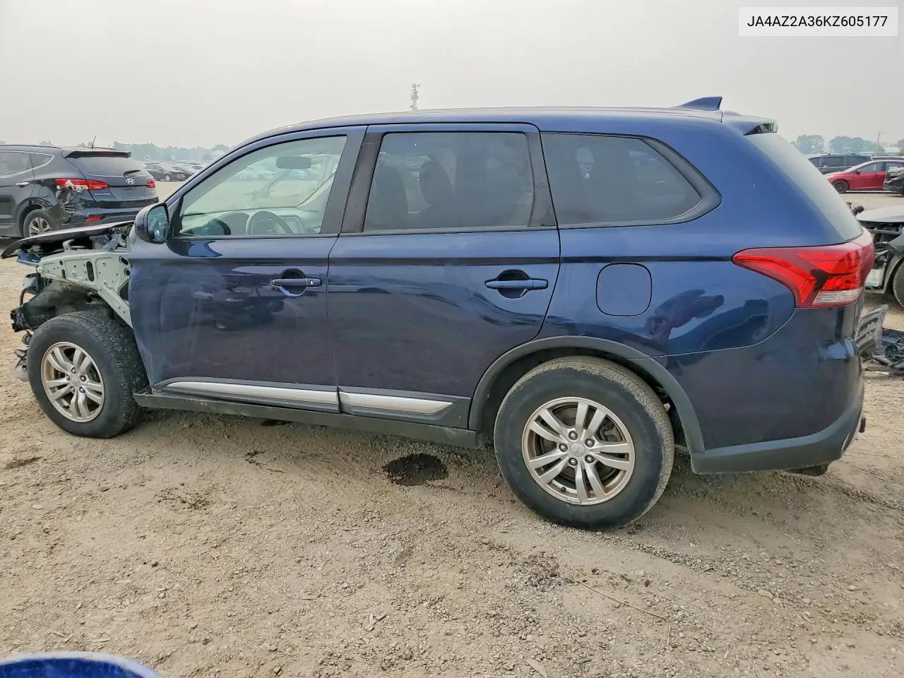 2019 Mitsubishi Outlander Es VIN: JA4AZ2A36KZ605177 Lot: 58987956