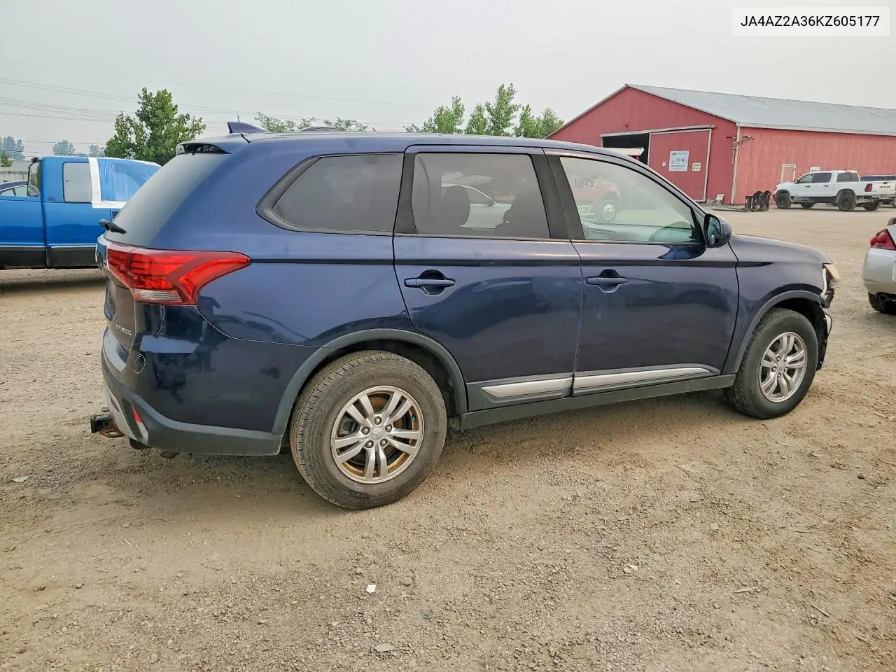 2019 Mitsubishi Outlander Es VIN: JA4AZ2A36KZ605177 Lot: 58987956
