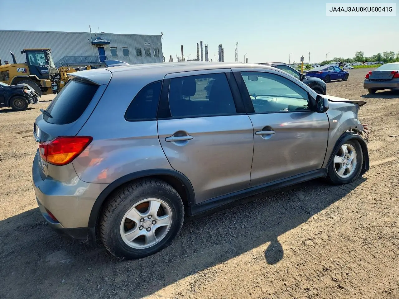 2019 Mitsubishi Rvr Se VIN: JA4AJ3AU0KU600415 Lot: 60004526