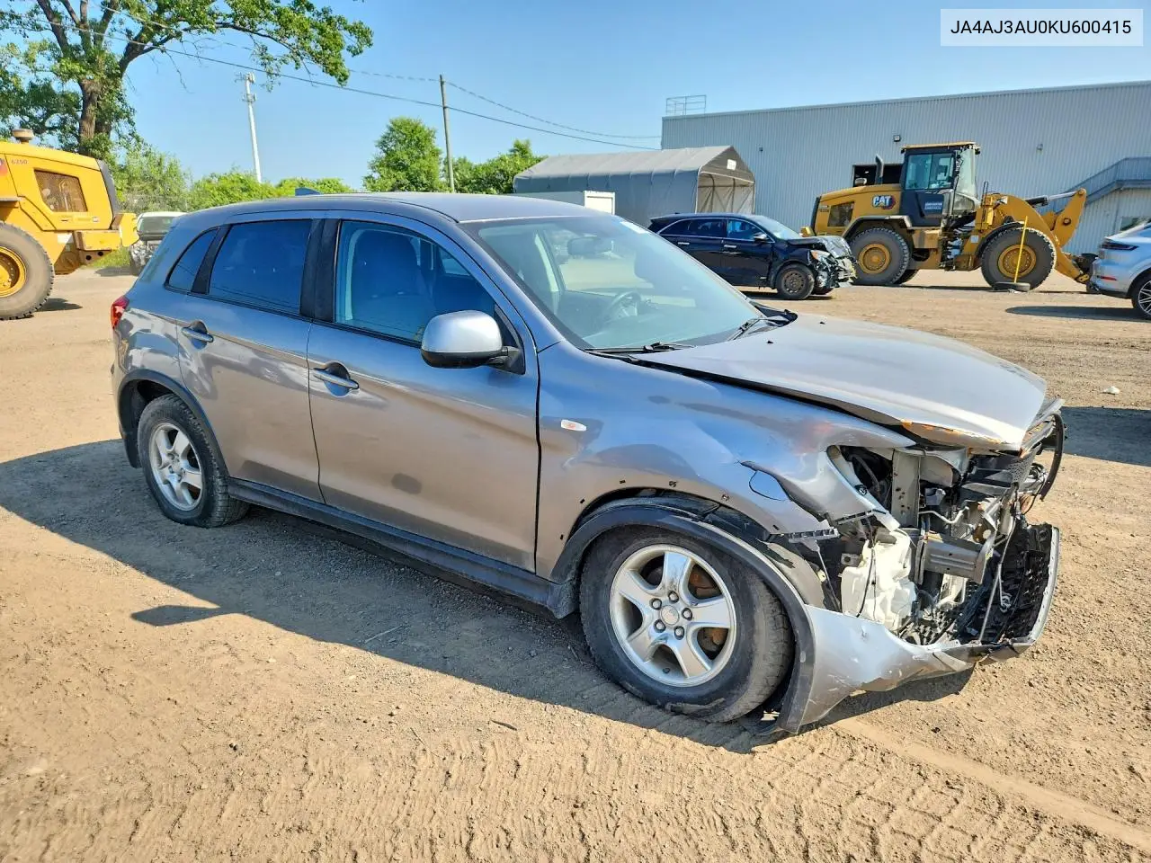 2019 Mitsubishi Rvr Se VIN: JA4AJ3AU0KU600415 Lot: 60004526