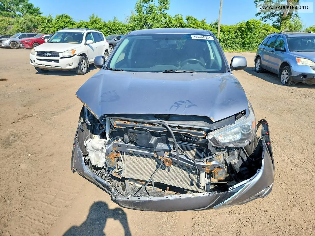 2019 Mitsubishi Rvr Se VIN: JA4AJ3AU0KU600415 Lot: 60004526