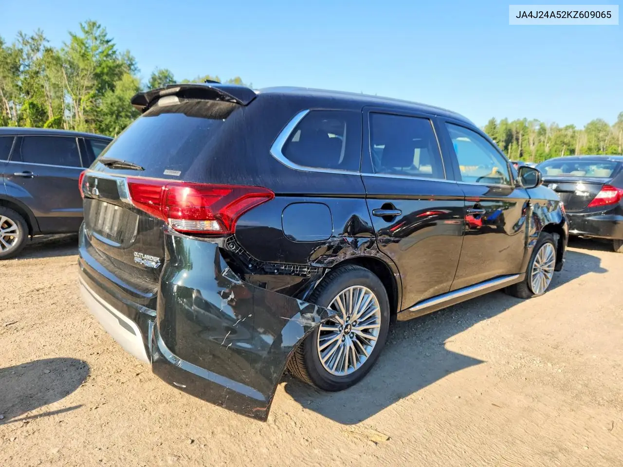 2019 Mitsubishi Outlander Sel VIN: JA4J24A52KZ609065 Lot: 60128576