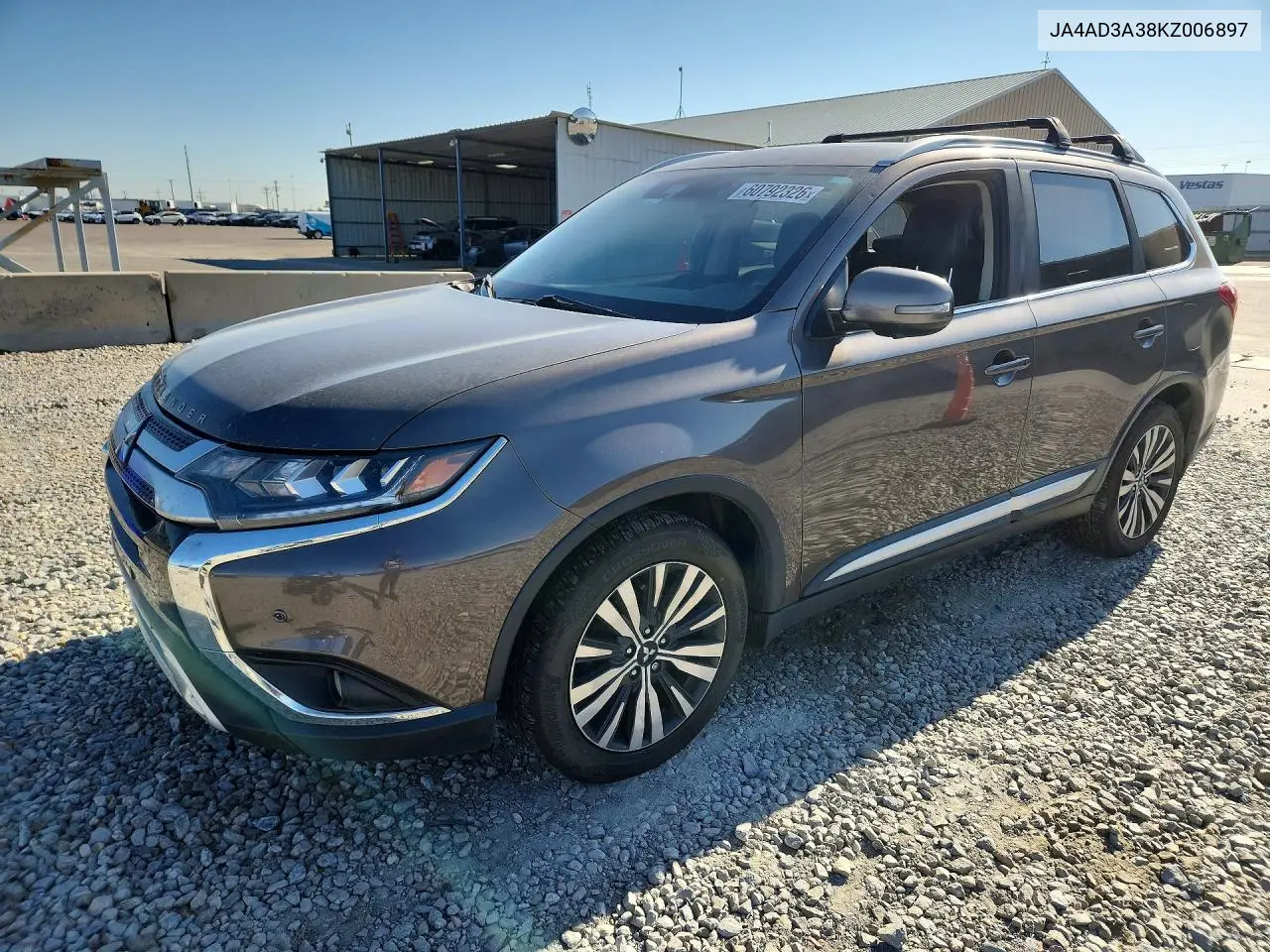 2019 Mitsubishi Outlander Se VIN: JA4AD3A38KZ006897 Lot: 60792326