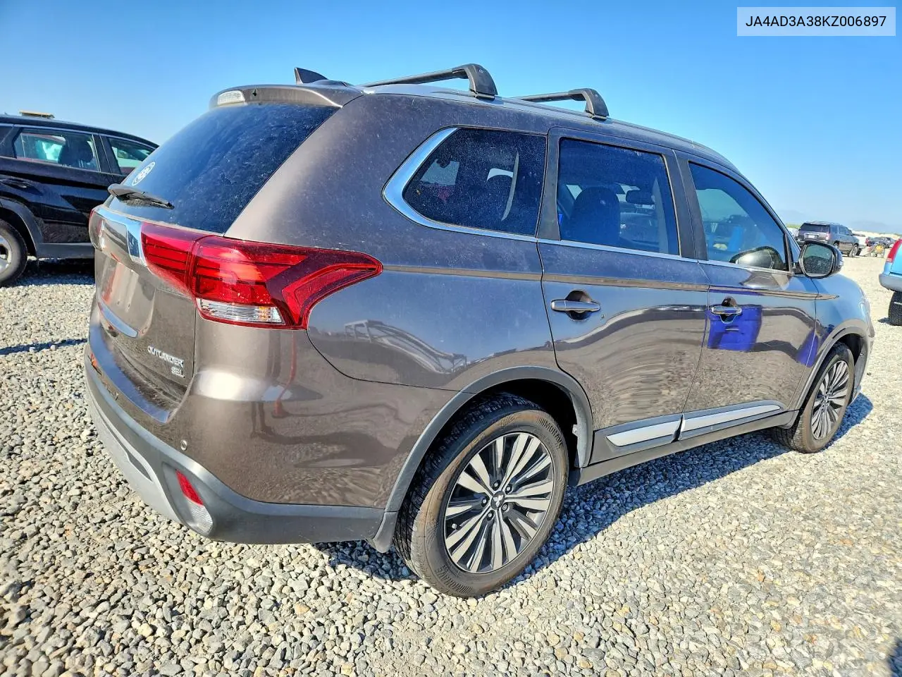2019 Mitsubishi Outlander Se VIN: JA4AD3A38KZ006897 Lot: 60792326