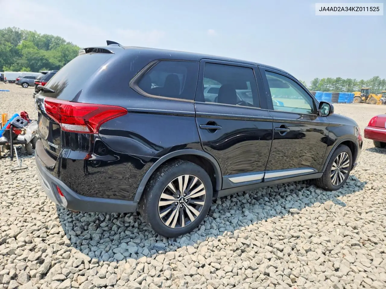 2019 Mitsubishi Outlander Es VIN: JA4AD2A34KZ011525 Lot: 60889246