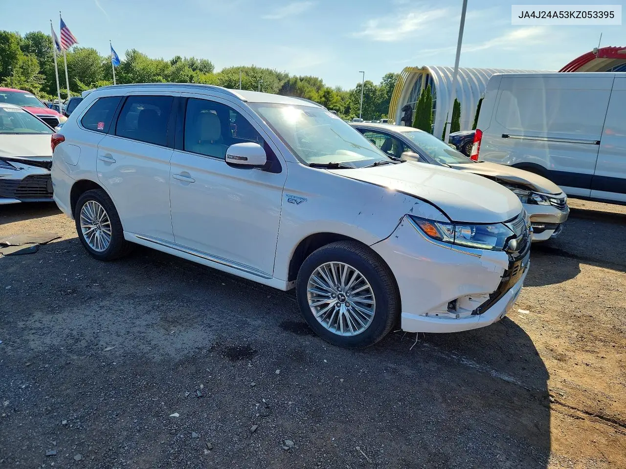 2019 Mitsubishi Outlander Sel VIN: JA4J24A53KZ053395 Lot: 61101256