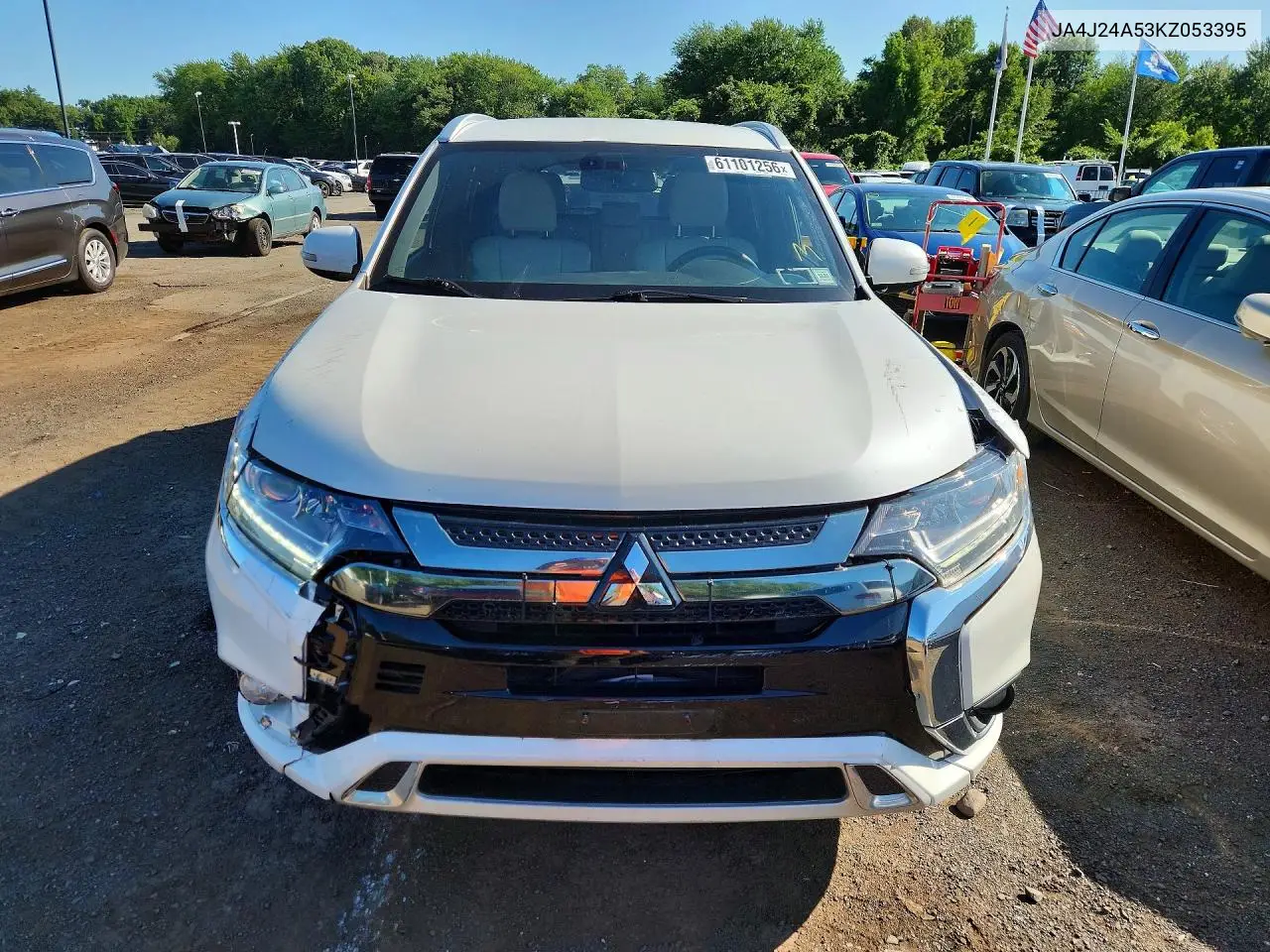 2019 Mitsubishi Outlander Sel VIN: JA4J24A53KZ053395 Lot: 61101256