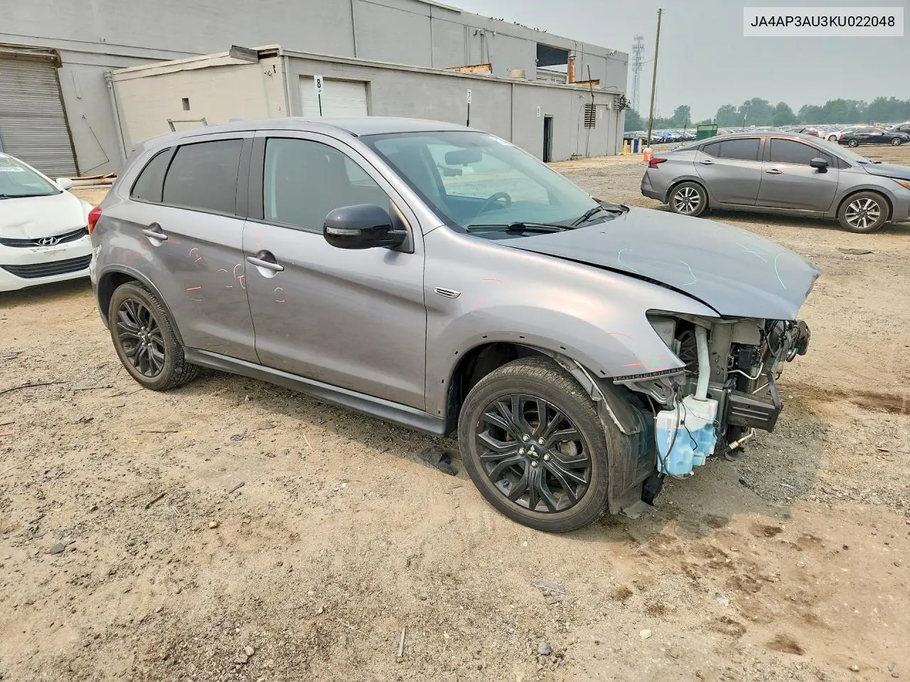 2019 Mitsubishi Outlander Sport Es VIN: JA4AP3AU3KU022048 Lot: 61374916