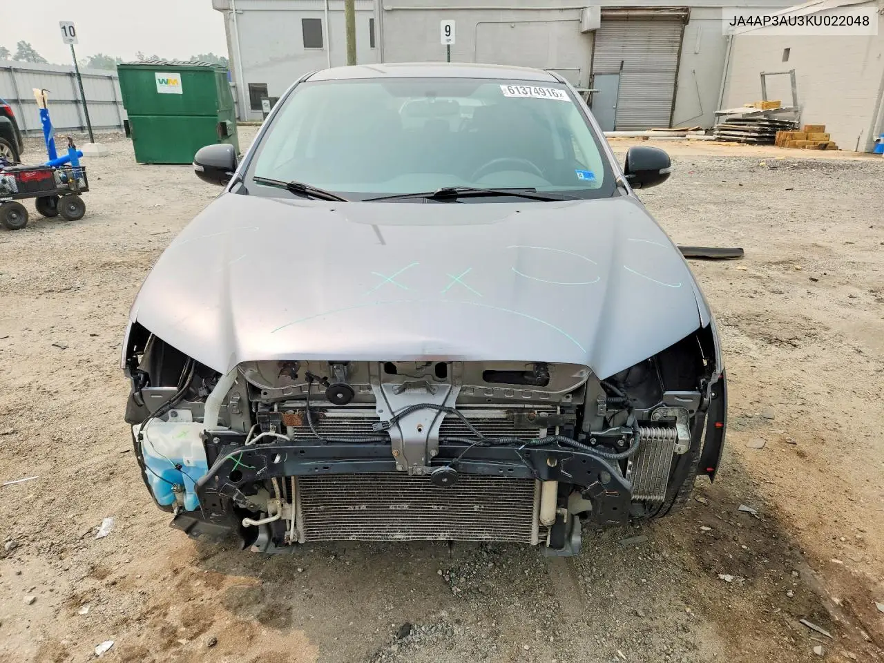 2019 Mitsubishi Outlander Sport Es VIN: JA4AP3AU3KU022048 Lot: 61374916