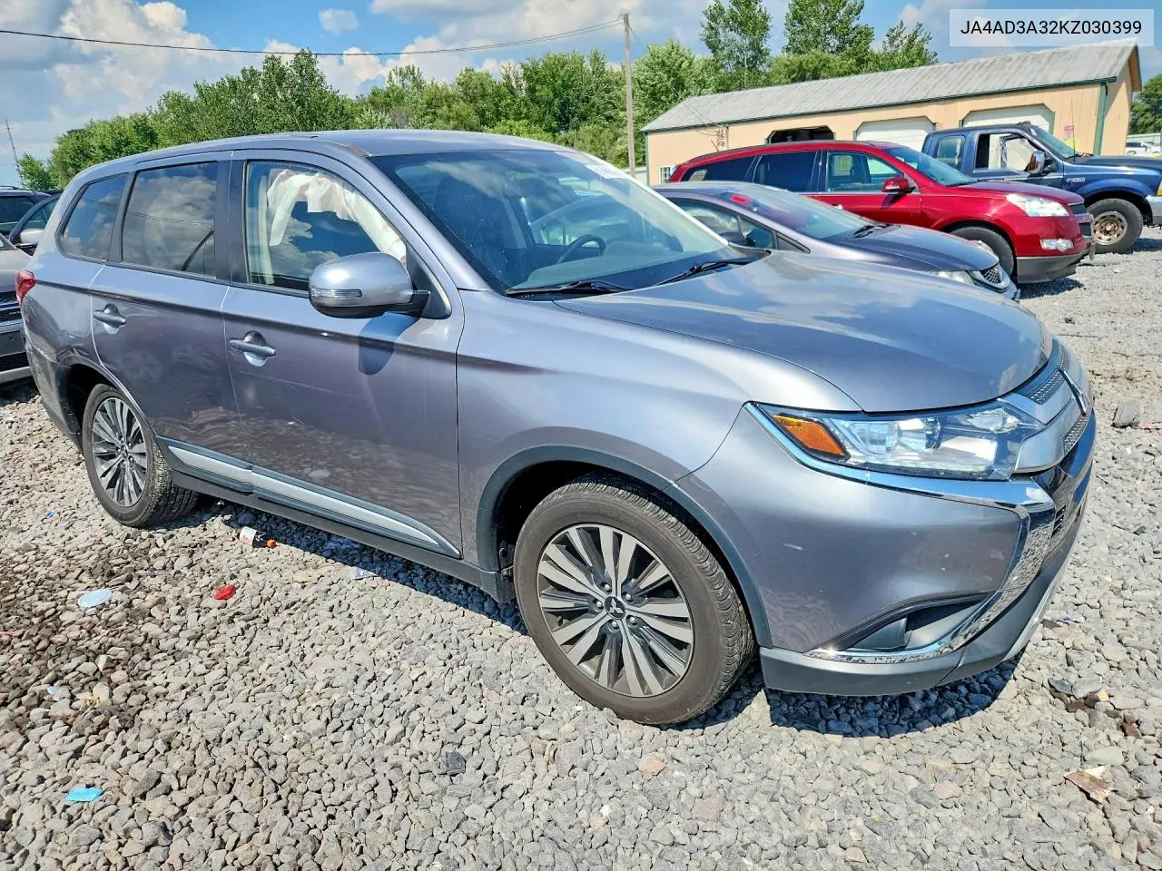 2019 Mitsubishi Outlander Se VIN: JA4AD3A32KZ030399 Lot: 61489216