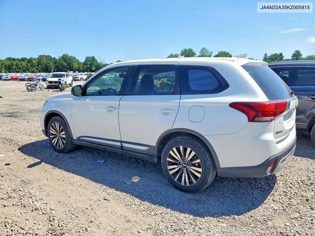 2019 Mitsubishi Outlander Es VIN: JA4AD2A35KZ005815 Lot: 61554526