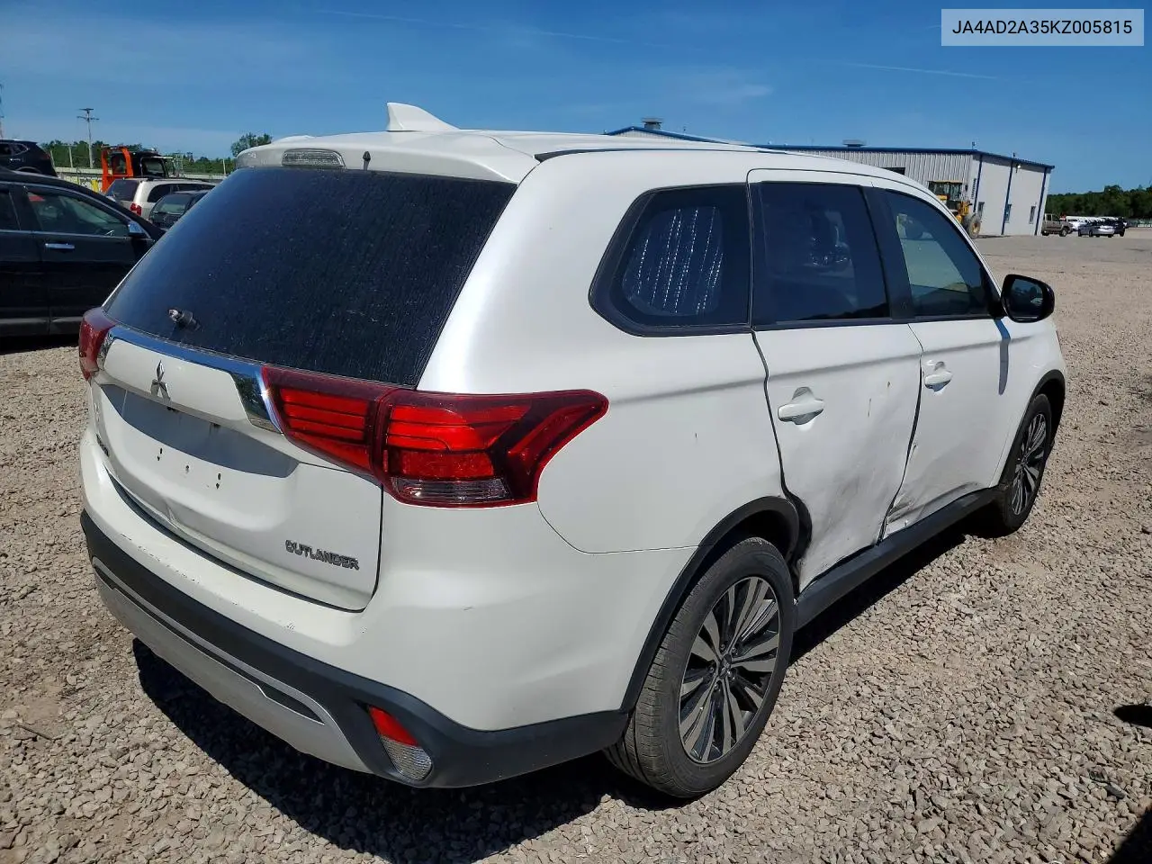 2019 Mitsubishi Outlander Es VIN: JA4AD2A35KZ005815 Lot: 61554526