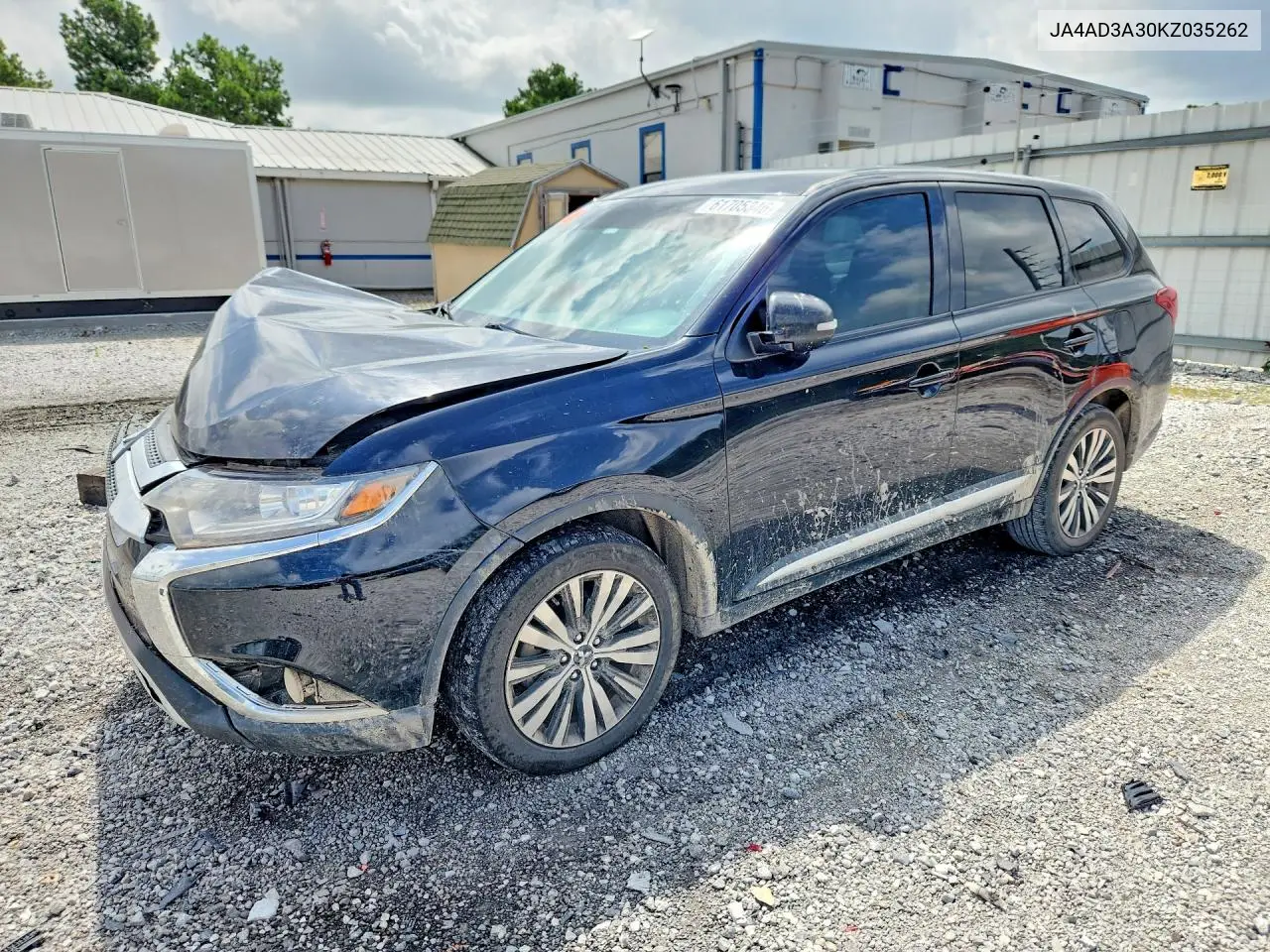 2019 Mitsubishi Outlander Se VIN: JA4AD3A30KZ035262 Lot: 61705346