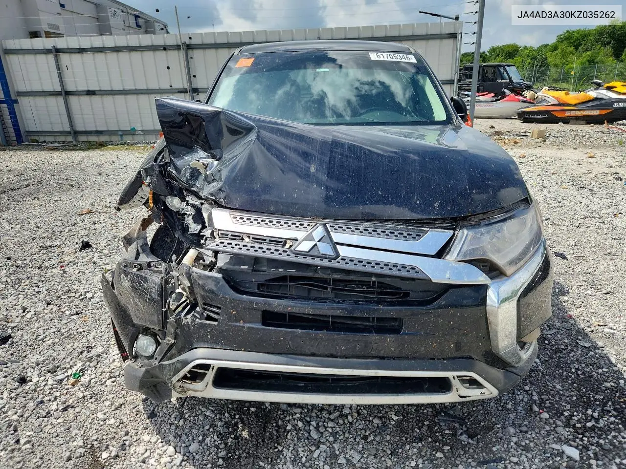 2019 Mitsubishi Outlander Se VIN: JA4AD3A30KZ035262 Lot: 61705346