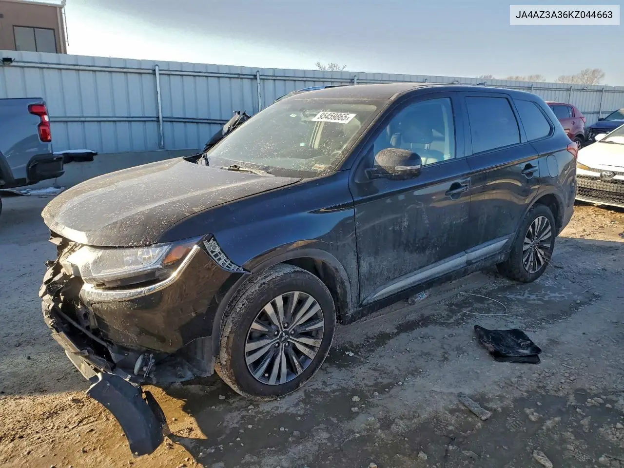 JA4AZ3A36KZ044663 2019 Mitsubishi Outlander Se
