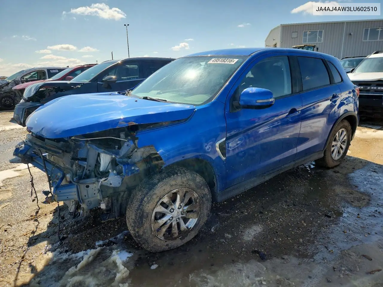 2020 Mitsubishi Rvr Se VIN: JA4AJ4AW3LU602510 Lot: 49518316