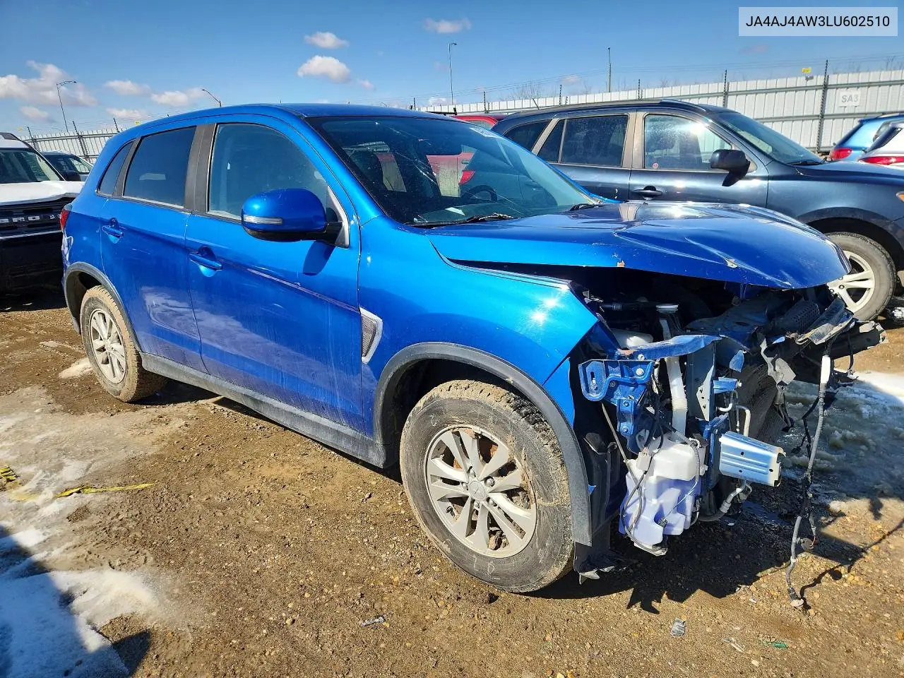 2020 Mitsubishi Rvr Se VIN: JA4AJ4AW3LU602510 Lot: 49518316