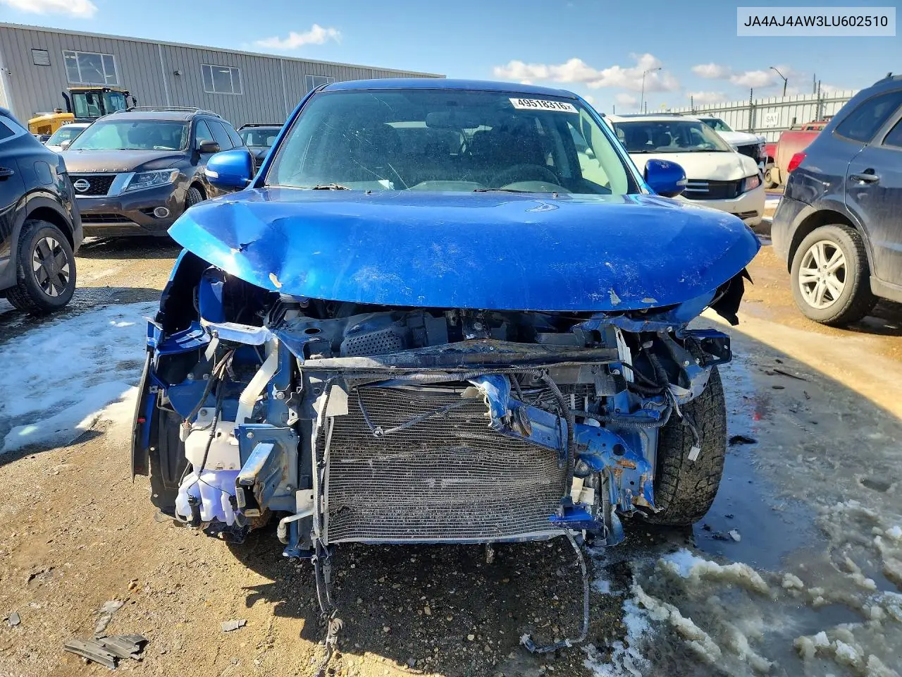 2020 Mitsubishi Rvr Se VIN: JA4AJ4AW3LU602510 Lot: 49518316