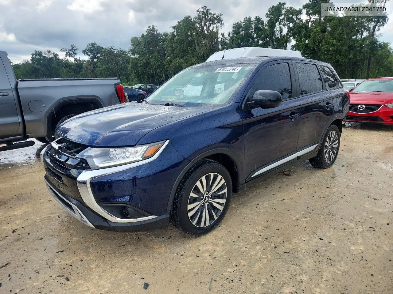 2020 Mitsubishi Outlander Es VIN: JA4AD2A33LZ045750 Lot: 57053746