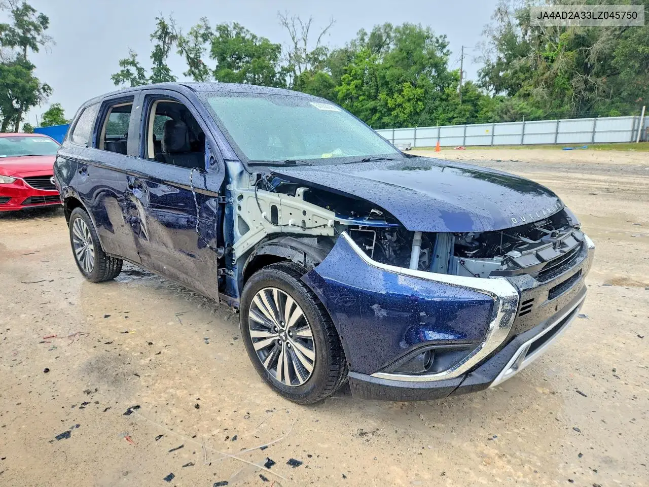 2020 Mitsubishi Outlander Es VIN: JA4AD2A33LZ045750 Lot: 57053746