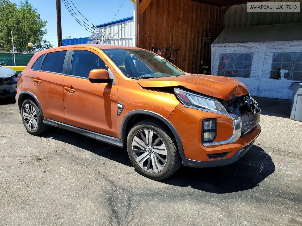 2020 Mitsubishi Outlander Sport Es VIN: JA4AP3AU1LU017013 Lot: 57187406