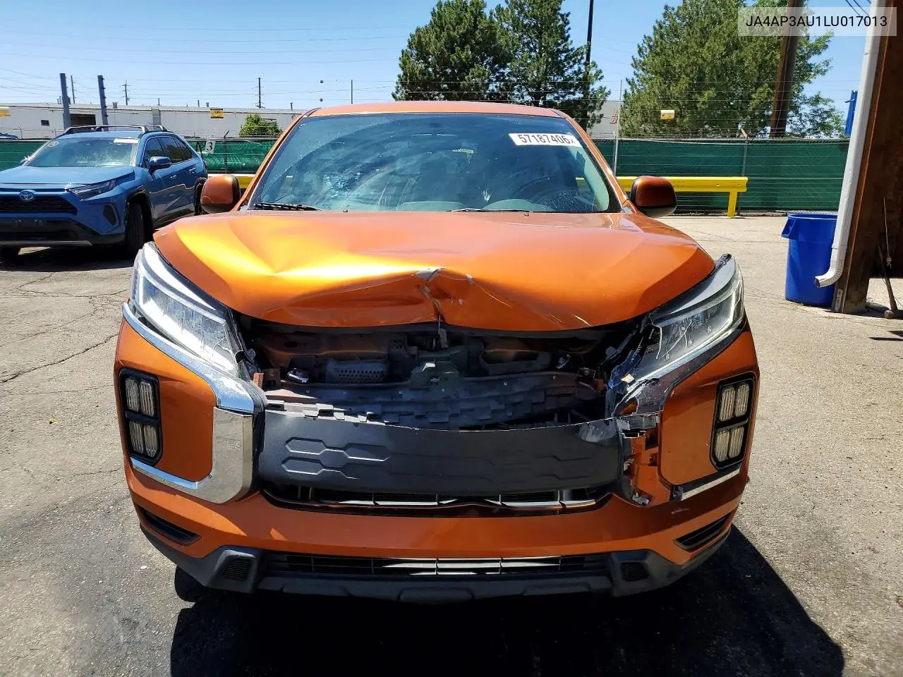 2020 Mitsubishi Outlander Sport Es VIN: JA4AP3AU1LU017013 Lot: 57187406