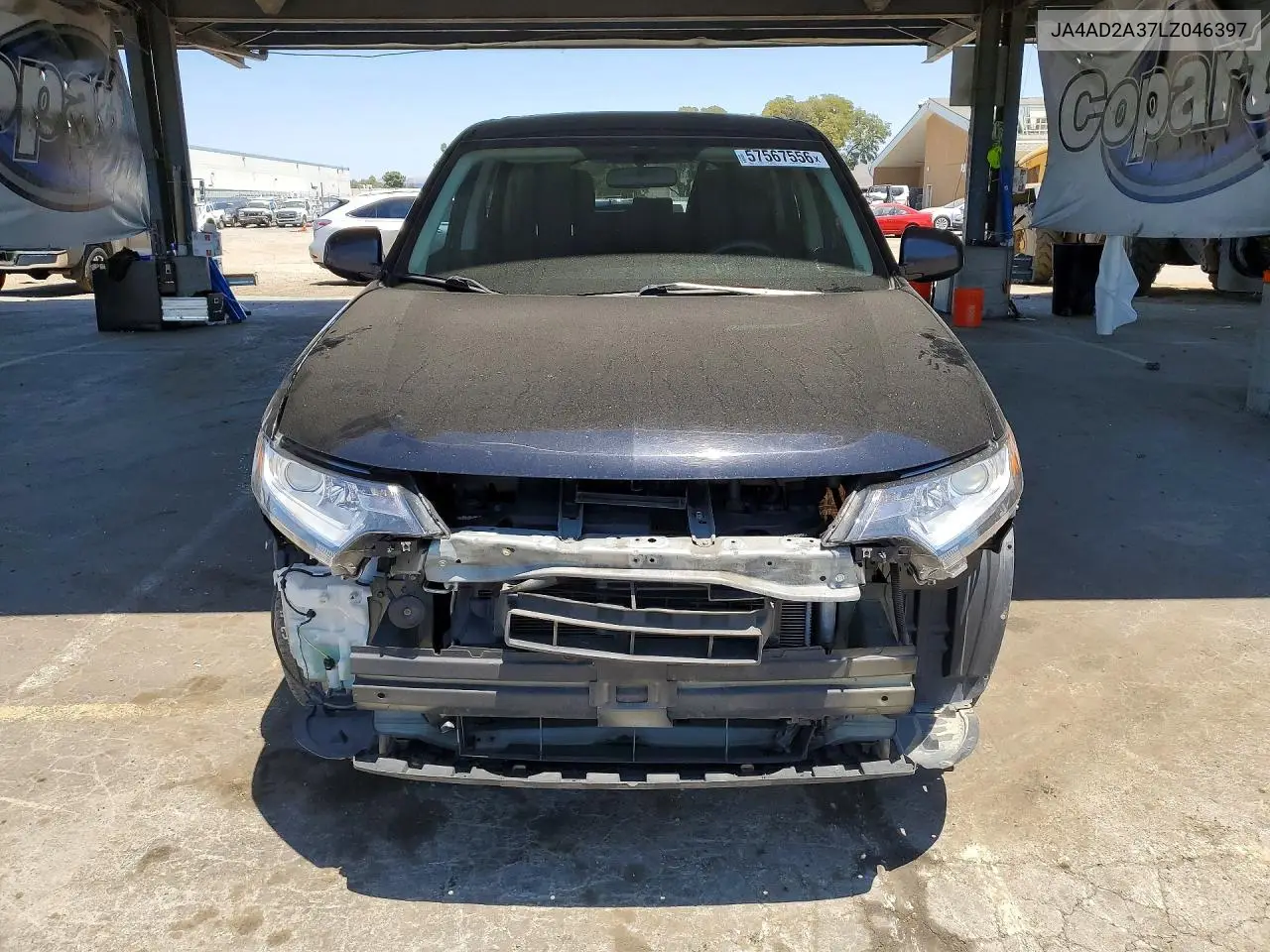 2020 Mitsubishi Outlander Es VIN: JA4AD2A37LZ046397 Lot: 57567556