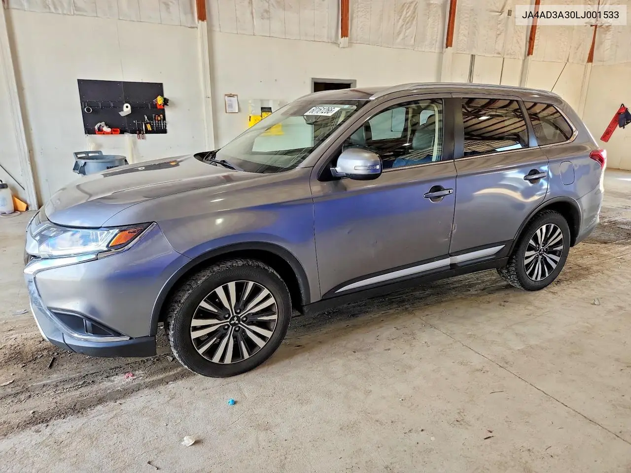 2020 Mitsubishi Outlander Se VIN: JA4AD3A30LJ001533 Lot: 60161266