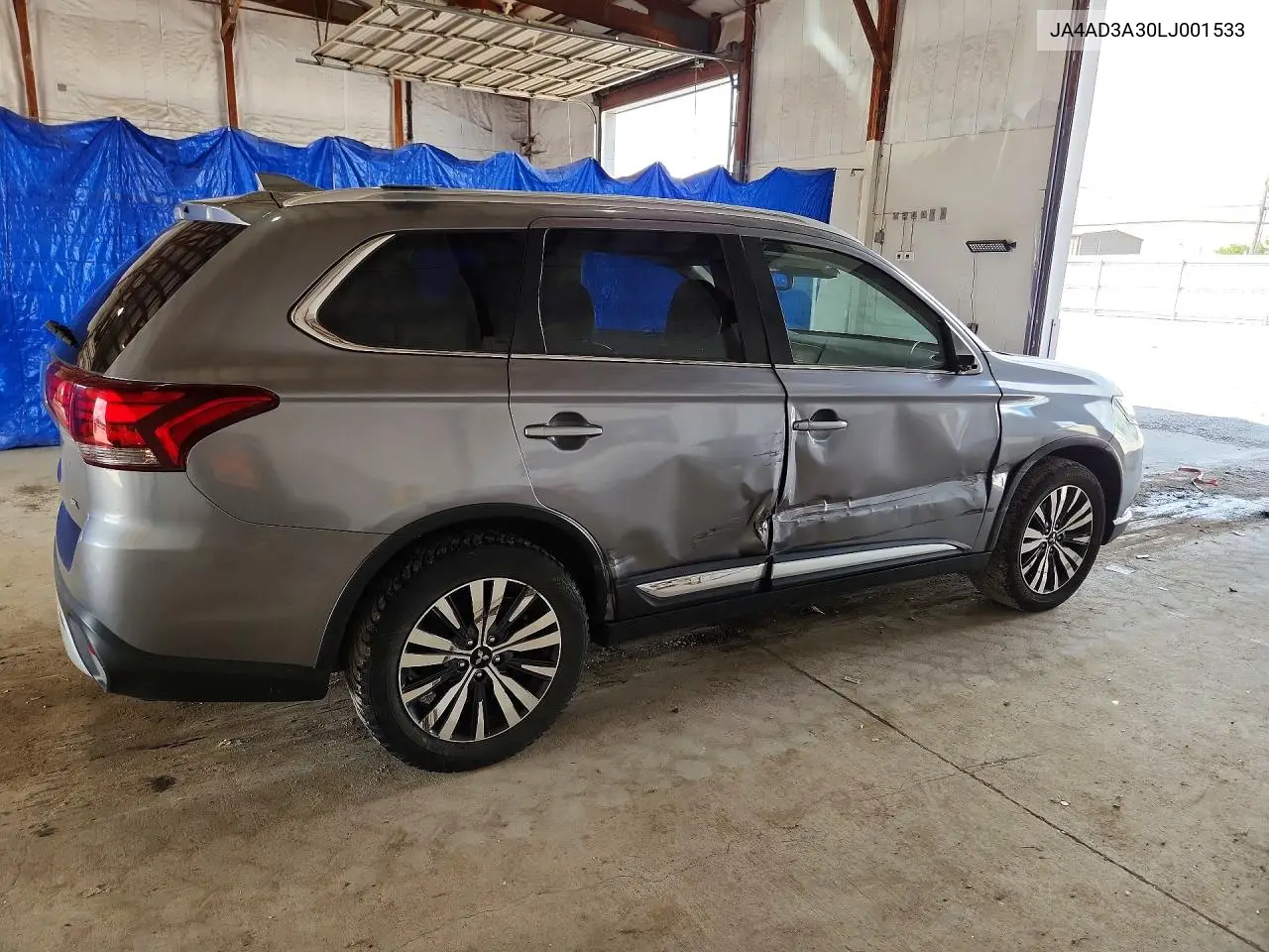 2020 Mitsubishi Outlander Se VIN: JA4AD3A30LJ001533 Lot: 60161266