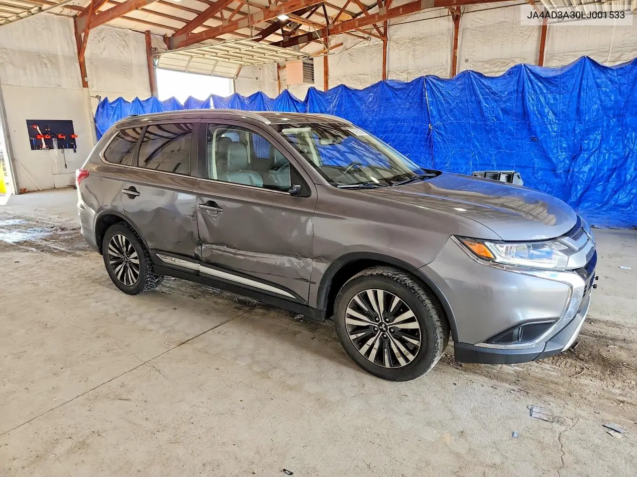 2020 Mitsubishi Outlander Se VIN: JA4AD3A30LJ001533 Lot: 60161266