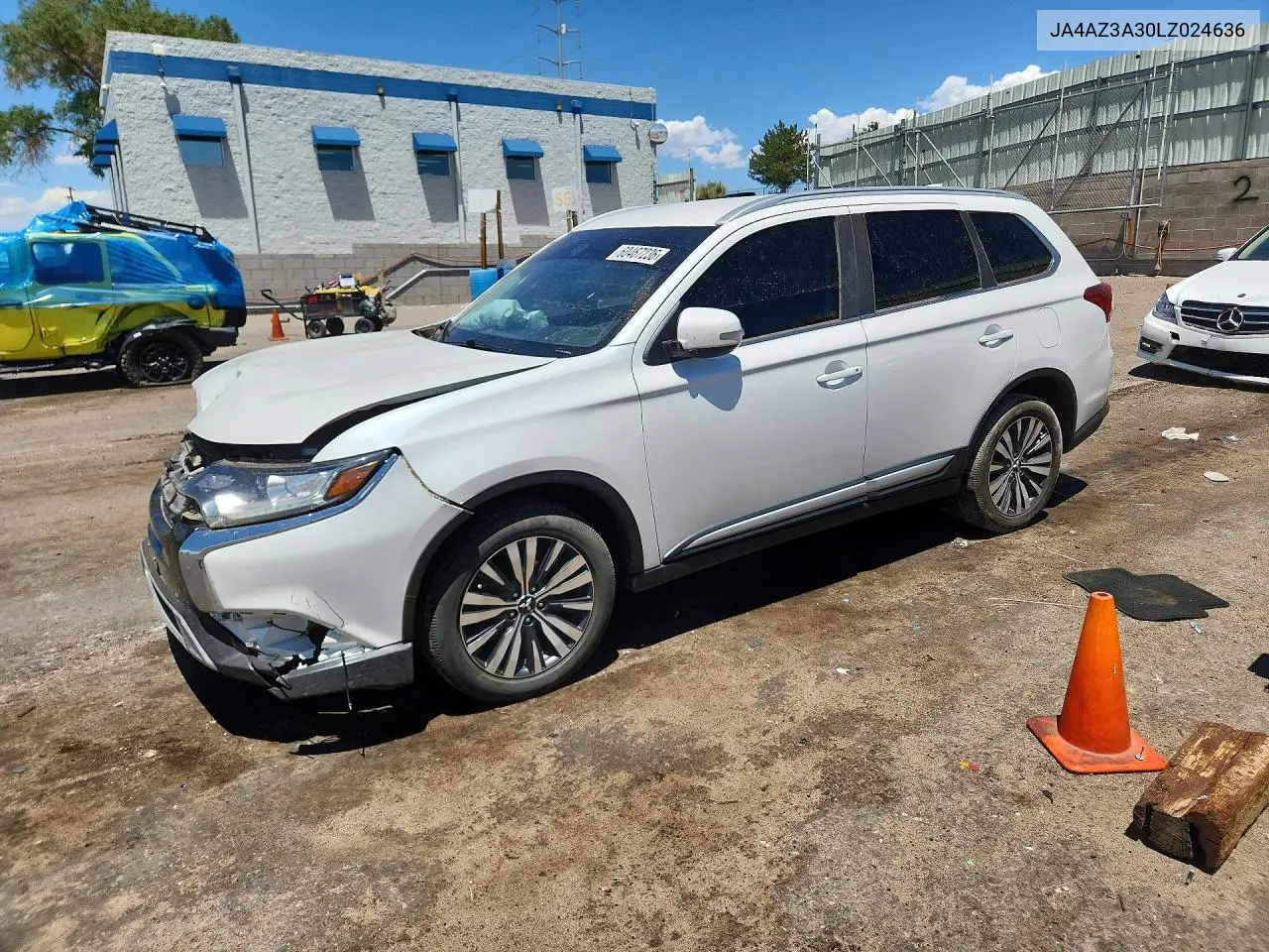 2020 Mitsubishi Outlander Se VIN: JA4AZ3A30LZ024636 Lot: 60467236
